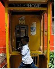 africa phone box