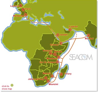 SEACOM undersea cable East Africa